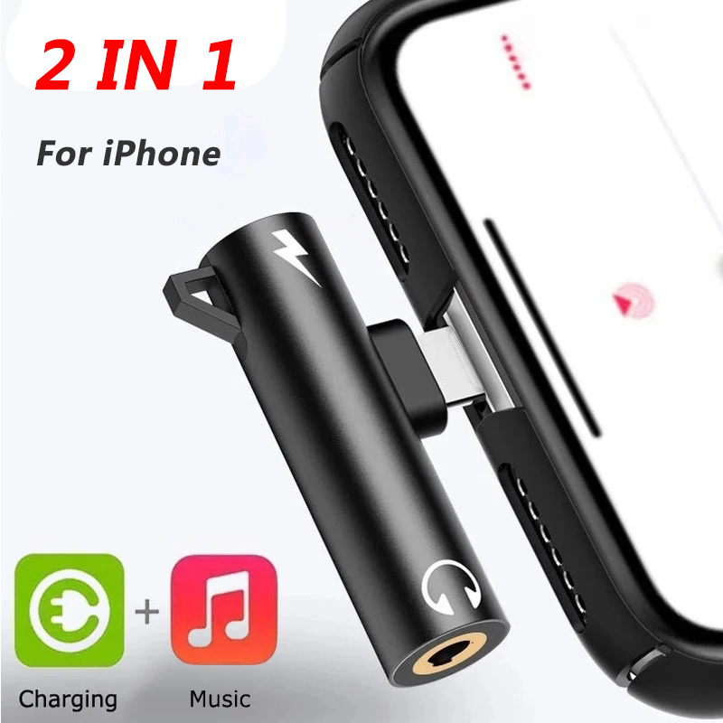 2 In1 Adapter Splitter For iPh - đánh giá và giá Wired Earphone Lightning