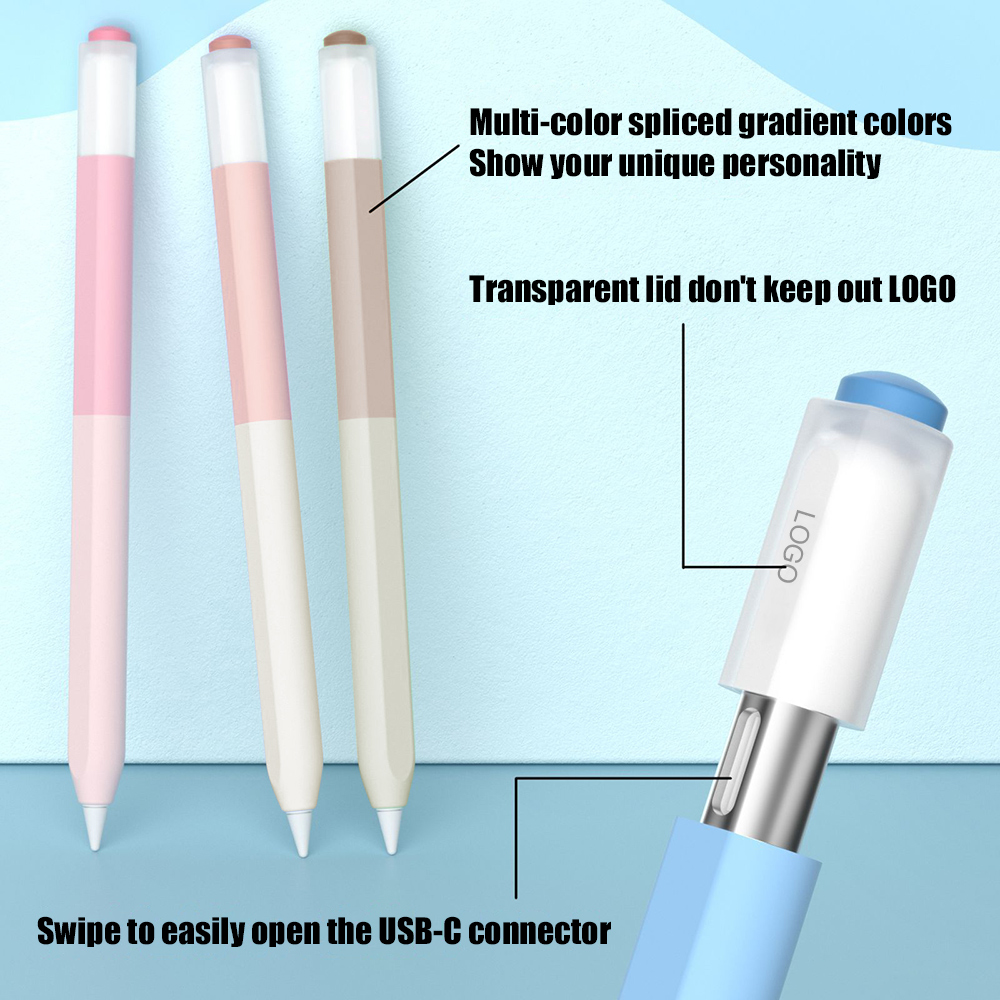 Color Splicing Silicone Pen Ca - đánh giá và giá Tablet Accessories Case