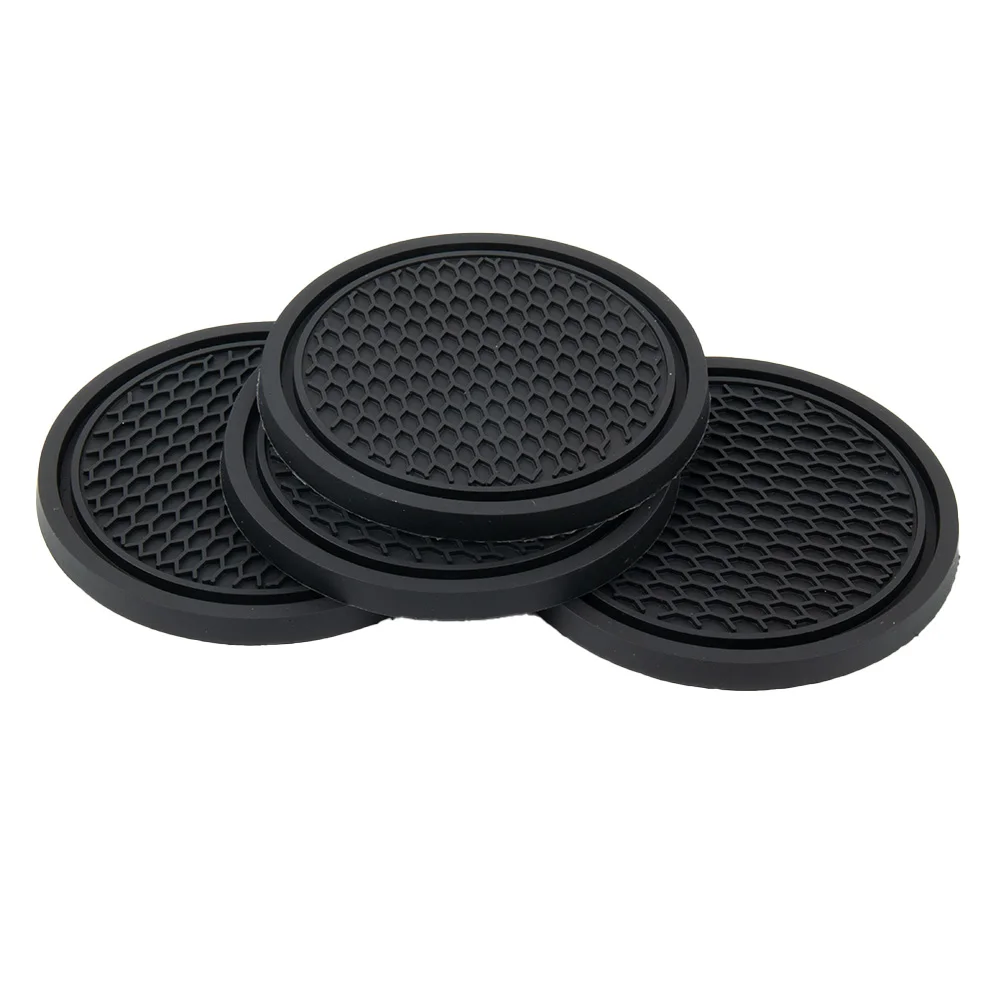4pcs Car Coaster Non-Slip Sili - đánh giá và giá Tablet Accessories For Car