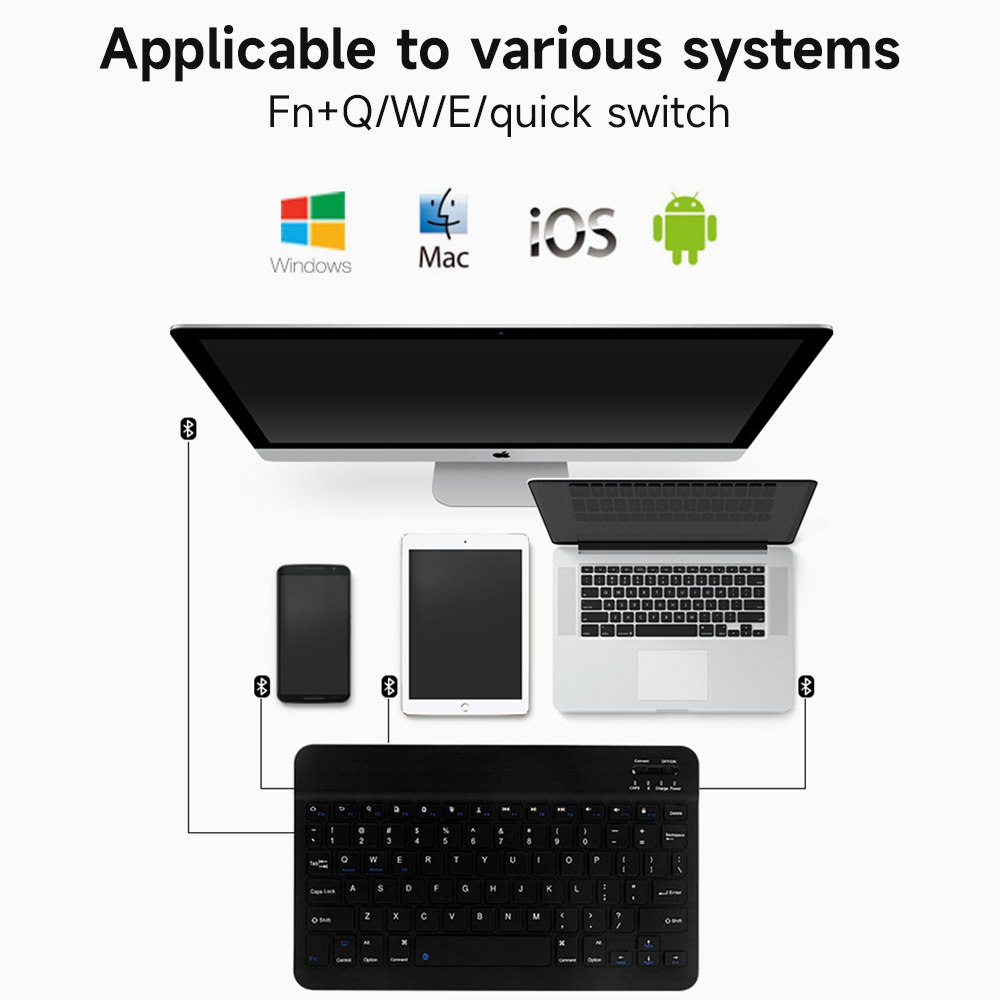 Bluetooth Keyboard for IOS And - đánh giá và giá Accessories For Android Tablet