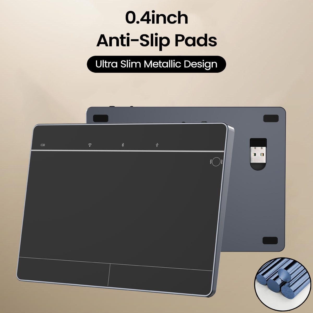 JOMAA Rechargeable Bluetooth T - đánh giá và giá Bluetooth Trackpad