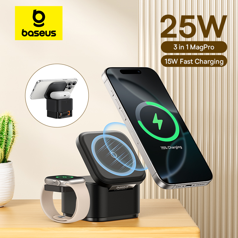 Baseus 3 in 1 Magnetic Wireles - đánh giá và giá Accessories For Android Tablet