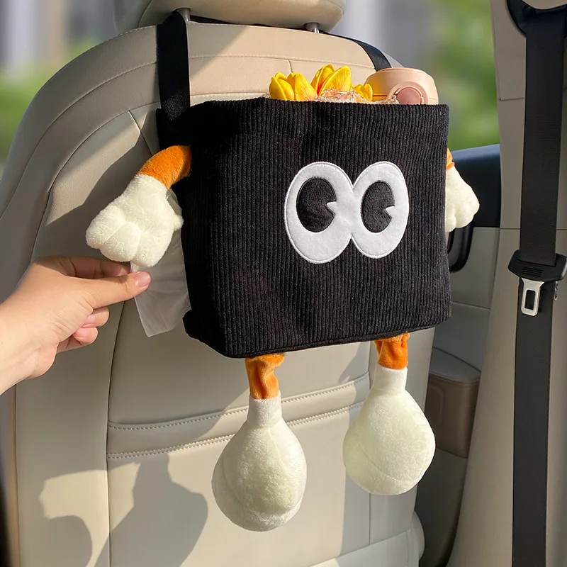 Car Trash Can Bin Cartoon Eye  - đánh giá và giá Tablet Accessories For Car