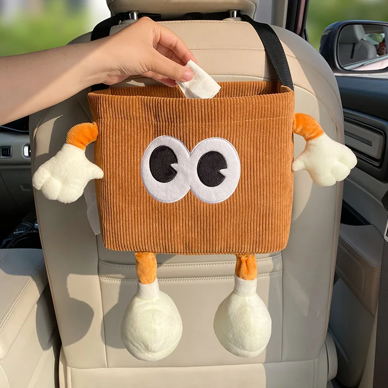 Car Trash Can Bin Cartoon Eye  - đánh giá và giá Tablet Accessories For Car