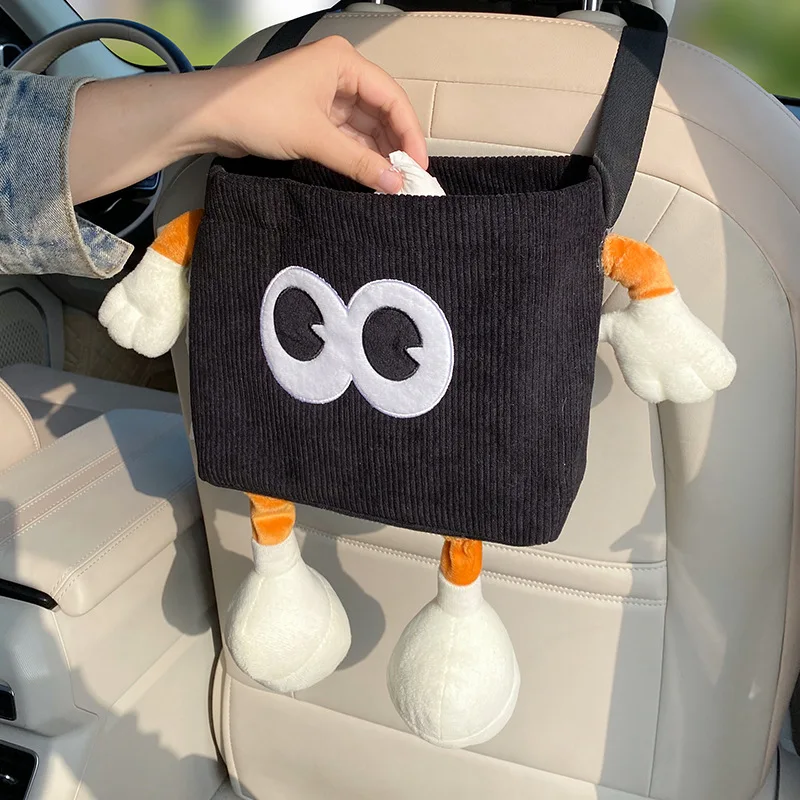 Car Trash Can Bin Cartoon Eye  - đánh giá và giá Tablet Accessories For Car