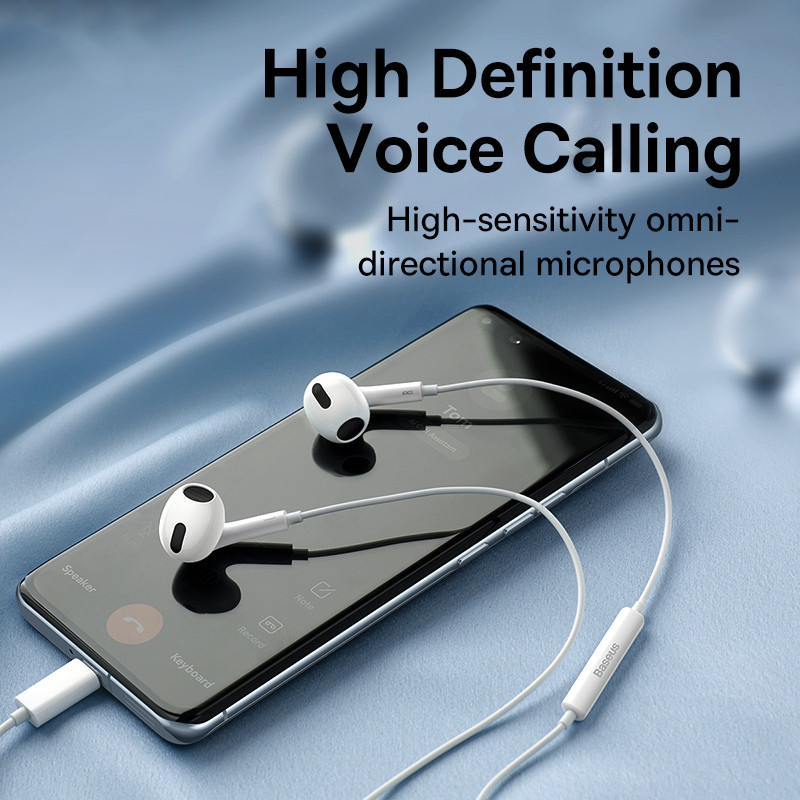 Baseus C17 Type-C Earphones In - đánh giá và giá Wired Earphone Lightning