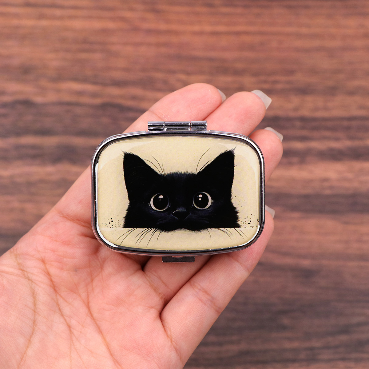 Cute Black Cat Travel Pill Org - đánh giá và giá Tablet Accessories Case