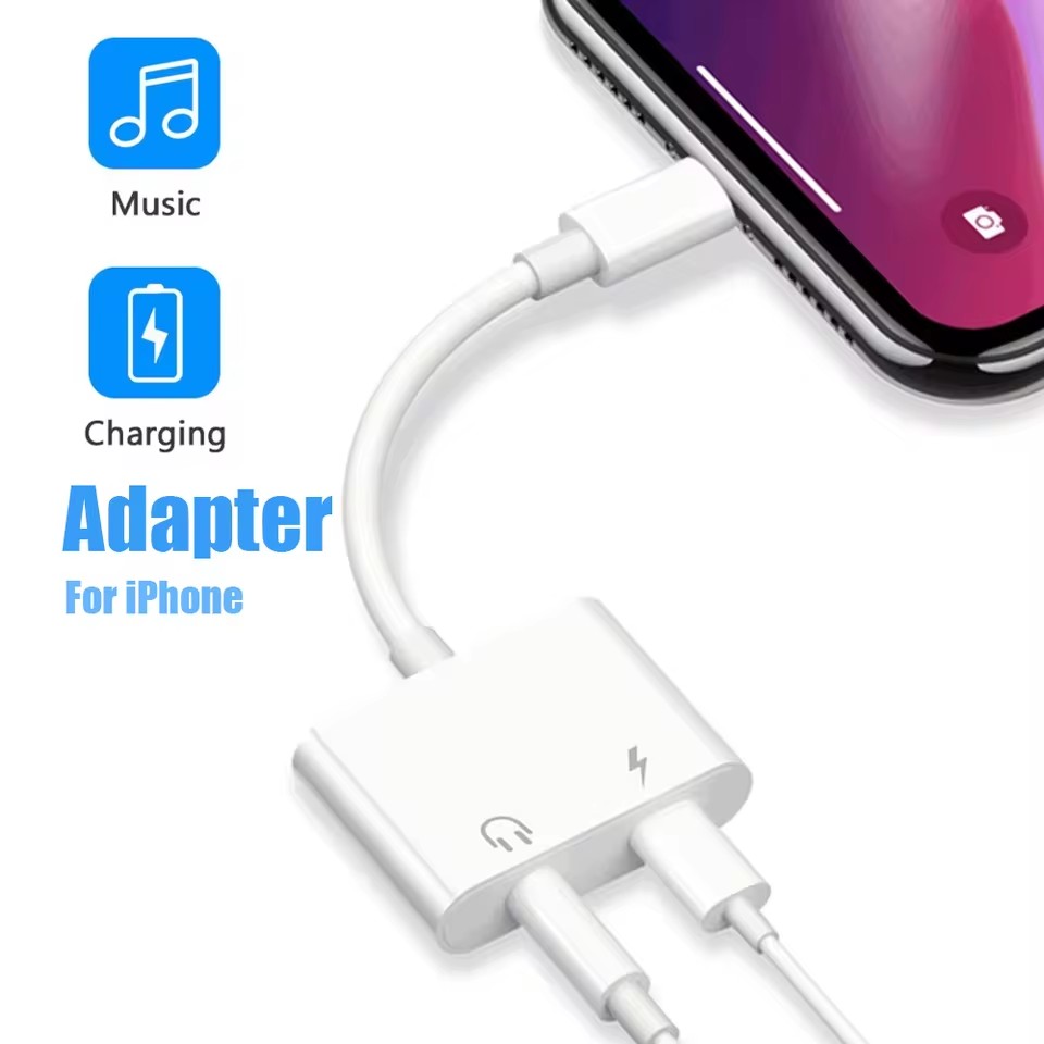 2 in 1 iOS to 3.5mm Jack Audio - đánh giá và giá Wired Earphone Lightning